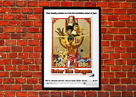 Enter the Dragon kung fu classic movie cover home decor poster - £2.37 GBP