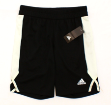 Adidas Black &amp; White Breathable Mesh Stretch Waist Shorts Men&#39;s S - $39.59