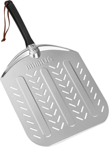 Perforated Pizza Peel for Oven and Grill, 12 X 14 Inch Aluminum Pizza Spatula Tu - £22.35 GBP