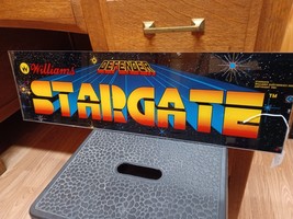 Rare Original Stargate Arcade Video Game Marquee Header Williams - £62.12 GBP