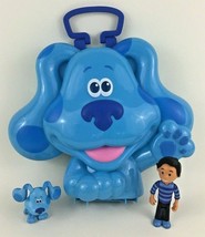 Blues Clues Take Along Friends Carry Case Lot with Josh Blue Figure Nickelodeon - £25.79 GBP