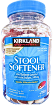 Kirkland Signature Stool Softener Laxative 100mg 400 Softgels EXP 12/2027 - $13.45