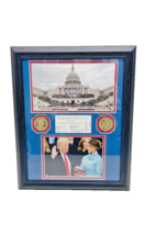 Donald Trump Presidential Framed &amp; Matted Collectible Commemorating Inauguration - £138.91 GBP