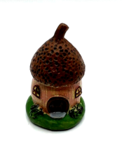 Fairy Mushrooms Little Acorn House Garden Miniatures Enchanted Terrarium - £11.98 GBP