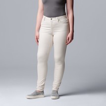 Women&#39;s Simply Vera Vera Wang Power Stretch Skinny Jeans, Size: 16, Off ... - £18.39 GBP