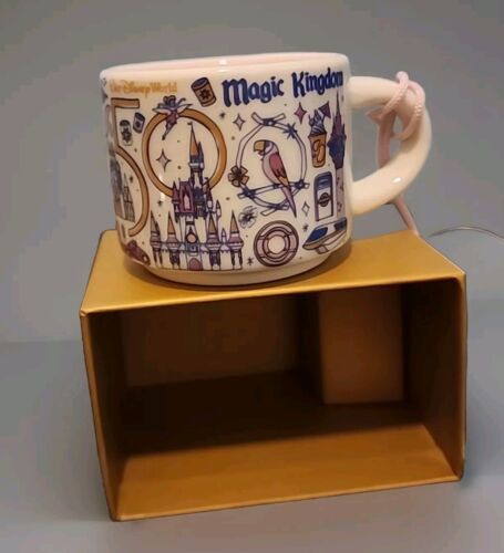 Disney Parks 50th Anniversary Magic Kingdom Been There Ornament Mug Star... - $72.00