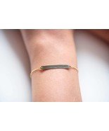 Dainty ID Bracelet-14K Custom Engraved Bracelet-ID Bracelet-Gold Name Br... - $3,527.20 MXN