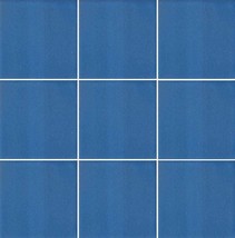 Ceramic High Relief Malibu Tiles Handcrafted  - Azul Rey Matte2 -  (you ... - $149.00