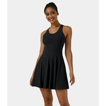 Halara Everyday Backless Activity Dress-New Classic-No Liner Shorts Black S - £30.83 GBP