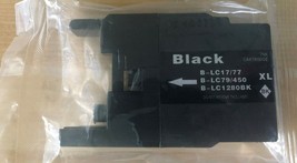 BLACK INK - LC17/77/79/450/1280BK/XL Black Ink Cartridge New Sealed Comp... - $112.90 MXN
