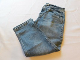 Aeropostale Jeans Women&#39;s Carpi Cropped Pants Denim Size 11/12 Blue Jeans - £14.54 GBP