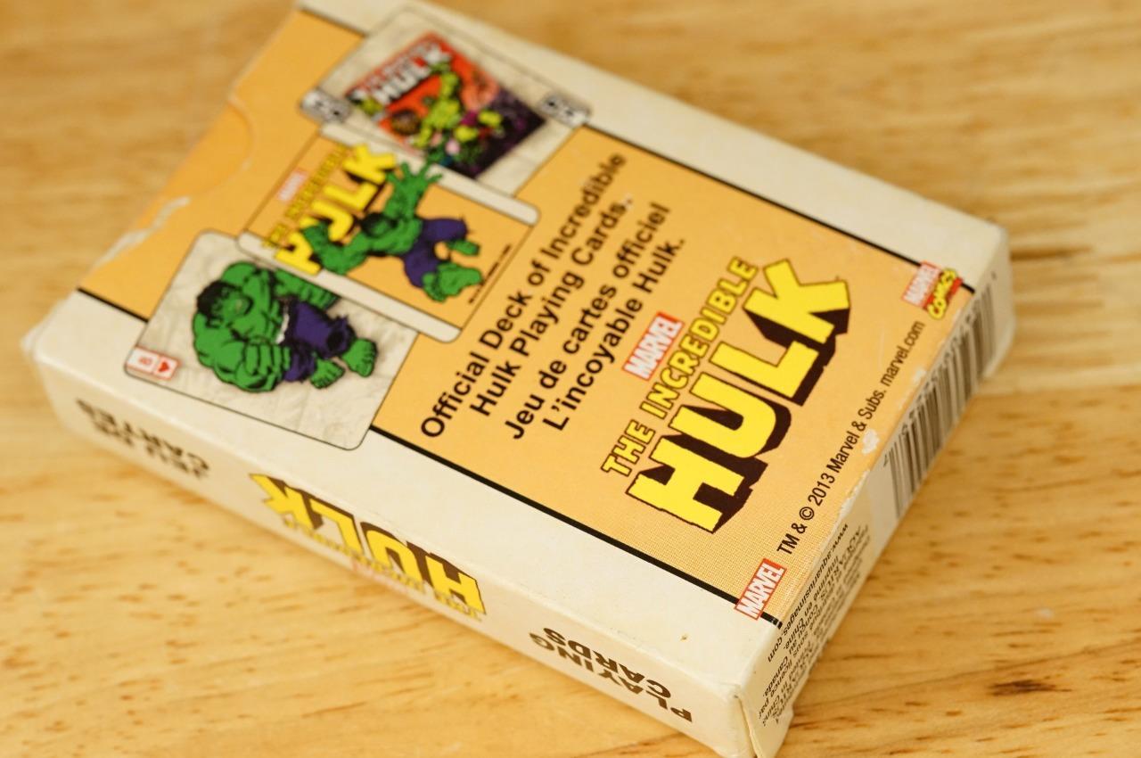 Primary image for 2013 Marvel Comics Playing Card Deck The Incredible Hulk Complete 54 with Jokers