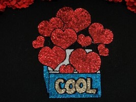 Heart  patch, Fashion Iron on Letter patch, Sequin Heart Patch  - £7.09 GBP