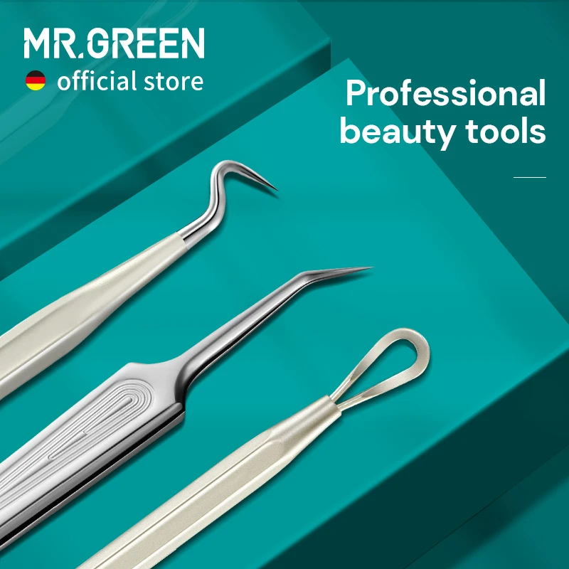 MR.GREEN  Remover Needles Blackhead Removal Pimple Comedone Extractor Se... - $1,224.43 MXN