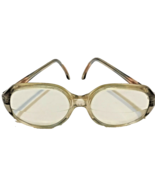 Vintage Adensco Old Stock Woman&#39;s Tan Plastic Eyeglasses Frame - £12.25 GBP