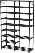 Tribesigns Shoe Rack Organizer, 32–40 Pairs Shoe Storage Shelf, 9 Tiers ... - $47.99