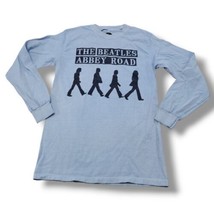 The Beatles Shirt Size Small The Beatles Abbey Road Graphic Tee Long Sleeve Blue - £23.38 GBP