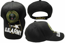 United States U.S. Army Star Emblem Crest Seal Embroidered Ball Cap Hat - £18.54 GBP