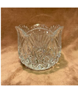 Vintage Shannon Cut Lead Crystal Tulip Shaped Candy Bowl/Dish (1940s) - £21.30 GBP