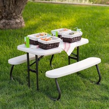 Lifetime Products Tables Folding Childrens Picnic Table Bench Collapsible ~ New - $99.99