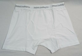 1 Pair Men&#39;s Duluth Buck Naked Performance Short Boxer Briefs  White 15278 - £23.34 GBP