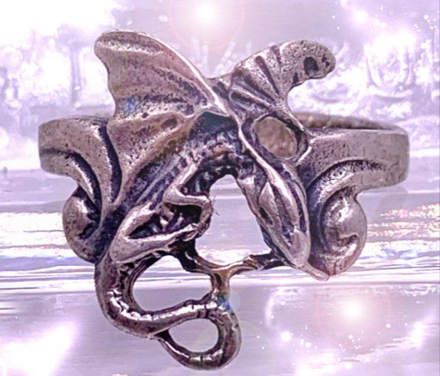 HAUNTED ANTIQUE RING DRAGON LEGACY ETERNAL FLAMES HIGHEST LIGHT COLLECTION Item image 2