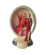 Marilyn Monroe Figurine Plate Bradford Exchange Diamonds Pearls Divinely... - £124.56 GBP
