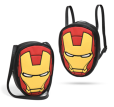 Marvel Iron Man Avengers Convertible Small Backpack - Shoulder Tote Bag! NWT - £18.10 GBP
