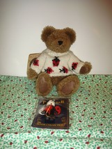 Boyds Bears Cori Beariburg Plush &amp; Teedle F. Wuzzies Lady Bug Pin - £25.56 GBP