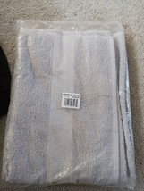 Pack of  2 The Big One Solid Bath Towel 30&quot; x 54&quot; 100% Cotton Grey - £15.58 GBP