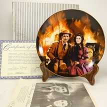 W. L. George  Gone With The Wind &quot;The Burning Of Atlanta&quot; Bradford Plate YH K1T - £13.39 GBP