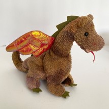 1998 TY Scorch Beanie Baby Dragon Plush Vintage - £19.87 GBP