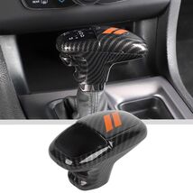 JWWY ABS Gear Shift Knob Cover Trim for 2015-25 Dodge Challenger Charger - $38.97
