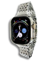 Custom Diamond Polished 49MM Apple Watch ULTRA Diamond Rhinestones Link Band - £1,221.73 GBP