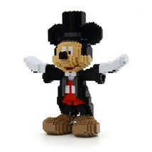 Micky Mouse (Disney Classic) Brick Sculpture (JEKCA Lego Brick) DIY Kit - £61.20 GBP