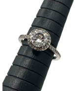 Pandora Ring Round Pave Sparkle Halo 925 Sterling Silver Size 6 ALE 1909... - $1,008.41 MXN