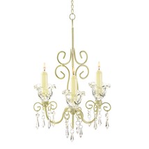 #10038369   Shabby Chic Scroll Candle Chandelier - $38.02