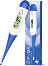 Thermometer for Adults Digital Oral Thermometer for Fever Basal Thermometer with - £16.86 GBP