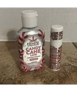Hempz Holiday Candy Cane Lane Lotion &amp;  Travel Size &amp; Lip Balm Limited E... - $11.87