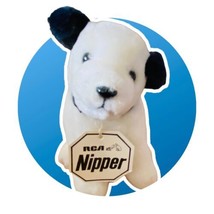 RCA Nipper Dog Plush Stuffed Animal 1985 Vintage Dakin 7&quot; with Tag - £11.70 GBP