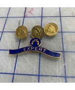 Vintage NRA Pins Shooting Competition Expert 1952 / 53 Pistol Competition - €20,13 EUR