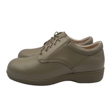 Apex 1274W Ambulator Lace Up Oxford Tan Diabetic Orthotic Shoes Womens S... - £51.36 GBP