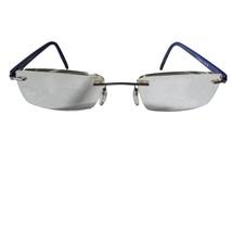 Silhouette Rimless Eyeglass FRAMES ONLY 5377 60 6063 51-19 140 5379 Blue... - $103.49