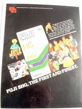 1983 Color Ad Maxell Fuji Super HG Video Tape If It&#39;s Worth Taping - £6.38 GBP