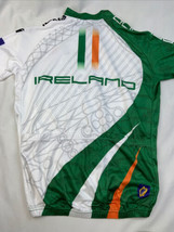 Endura cycling jersey Men’s M Patriotic Ireland Green White 3/4 Zip - £27.08 GBP