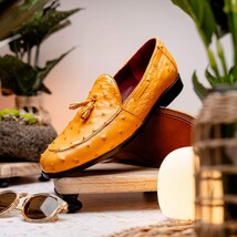 Aubiere Genuine Ostrich Quill Loafer Buttercup image 6