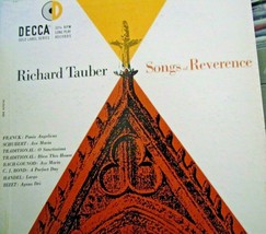Richard Tauber-Songs Of Reverence-10&quot; LP-1952-EX/EX *Decca. DL 7535 - £9.89 GBP