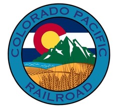Colorado Pacific Railroad Railway Train Sticker Decal R7378 - $1.95+