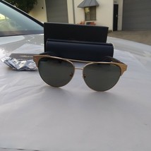 Chopard Polarized new sunglasses schc32 60/13 gold black frame - $247.45