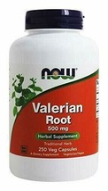 NOW Foods Valerian Root 500 mg, 250 Vegetable Capsule - £16.73 GBP
